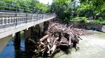 Cottonwood River Dam and Bridge - Cottonwood Falls