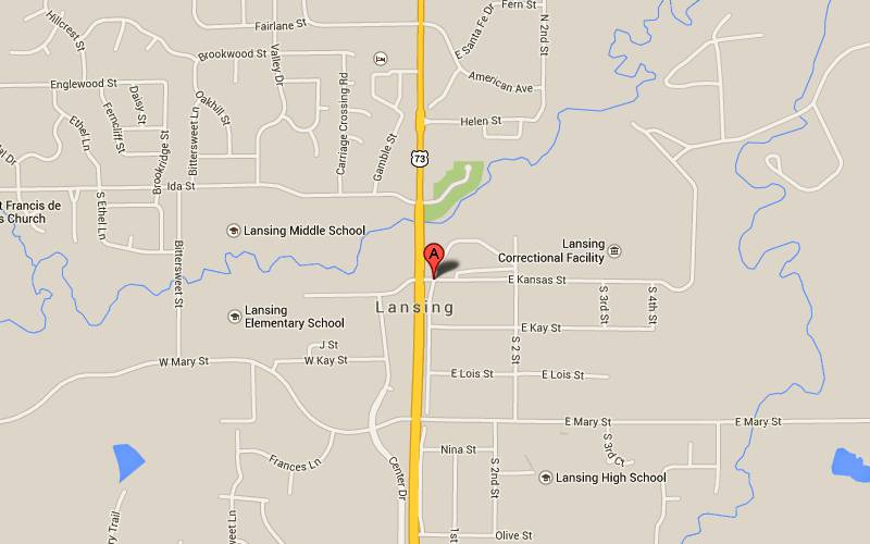 Lansing Historical Museum Map - Lansing, Kansas