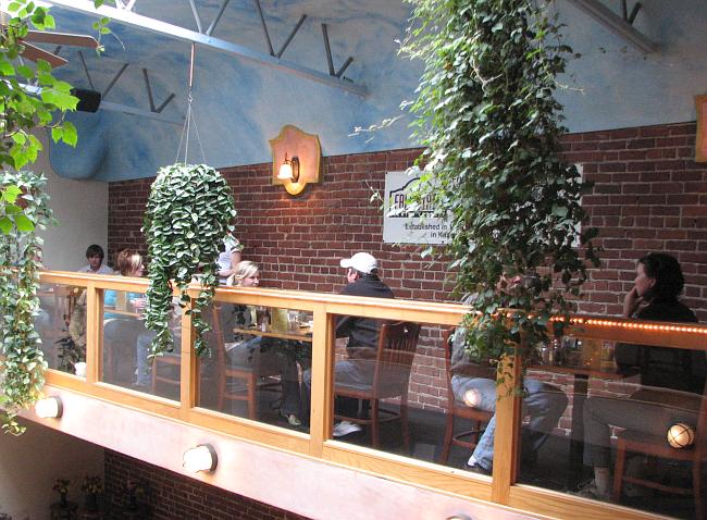 Free State Brewing Company balcony dining area