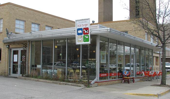 Local Burger in Lawrence, Kansas.