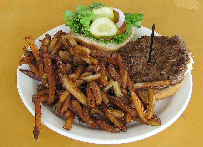 Kansas Elk burger