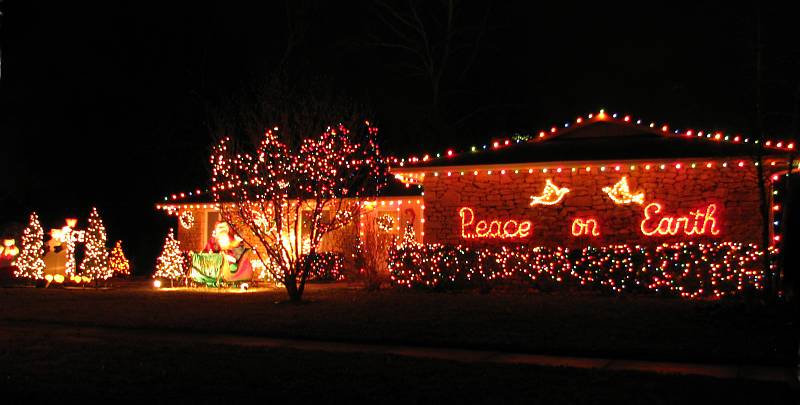 This somewhat isolated Boyd Family Christmas Light Display is worth going 