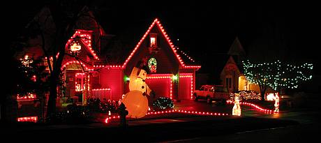 Vantuyl Drive Christmas Display