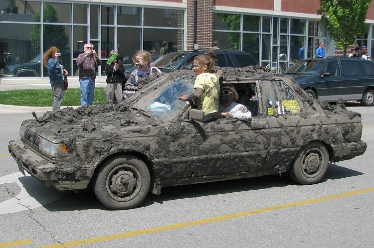 Nick Schmiedler mud art car