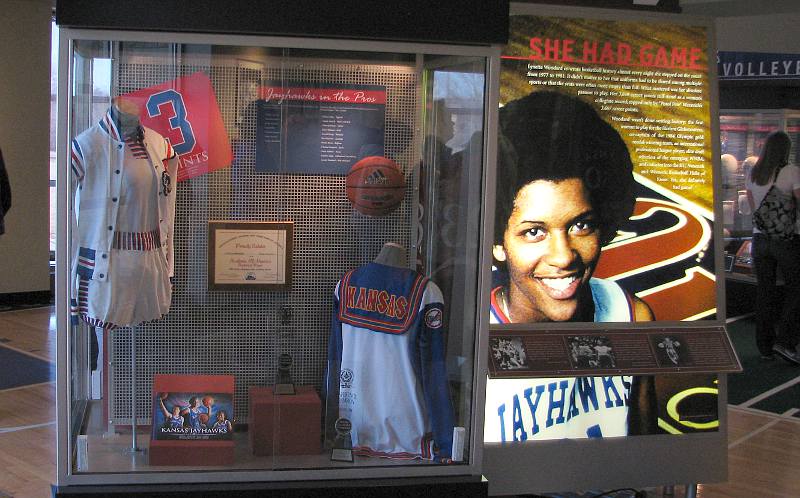 Lynette Woodard at the University of Kansas