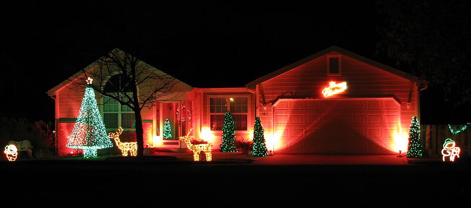2009 Christmas light display - Lawrence, Kansas