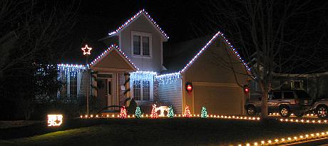 Fisher family Stonecreek Drive Christmas - Lawrence, Kansas