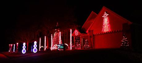 Parkside Christmas Light Show - Lawrence, Kansas