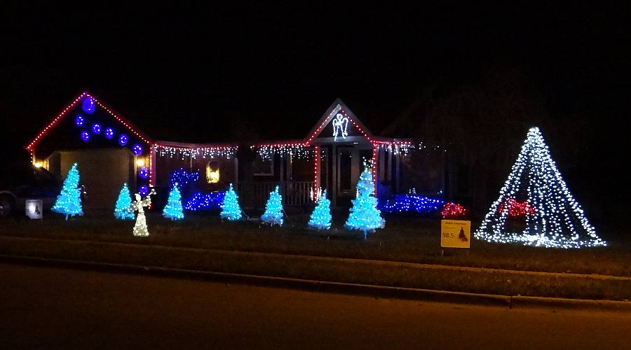 Lawrence Kansas Christmas Light Display Tour