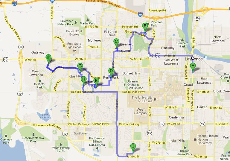 Lawrence Kansas Christmas Light Display Tour