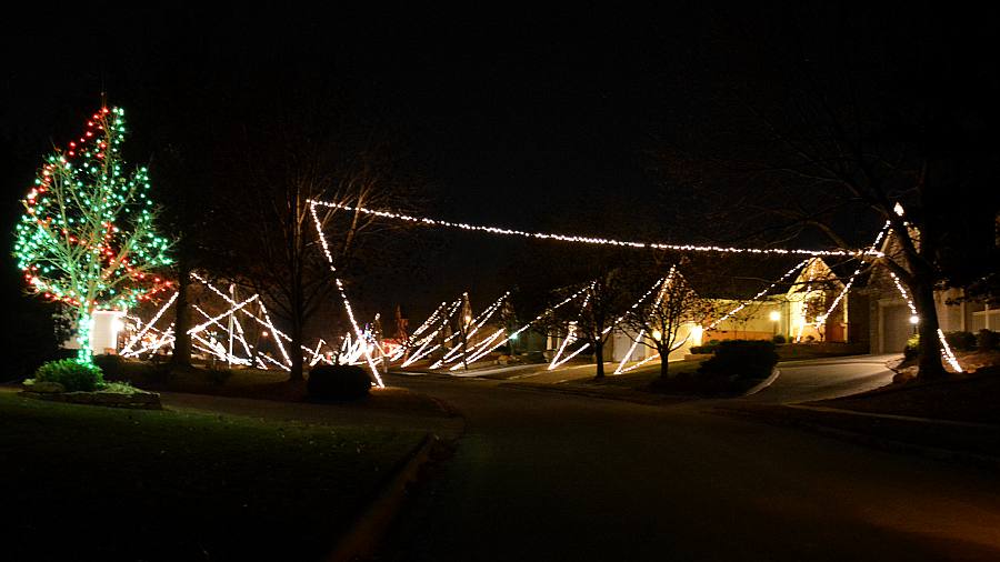 2023 Lawrence Kansas Christmas Light Display Tour