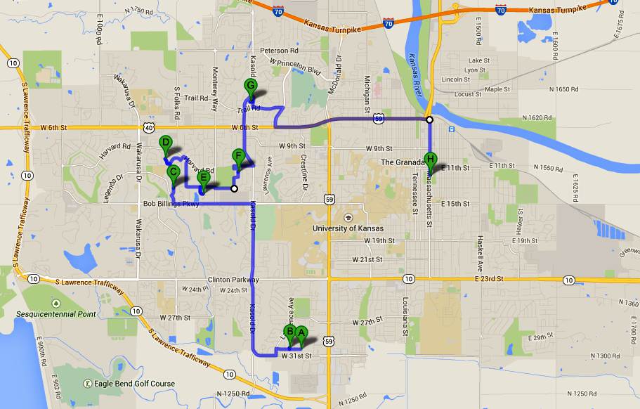 Lawrence Kansas Christmas Light Display Tour