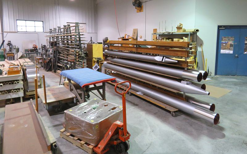 Organ pipe making at Reuter Organ Company