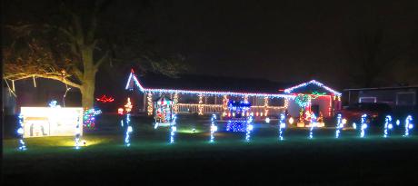 Musick Family Christmas Display - Eudora, Kansas