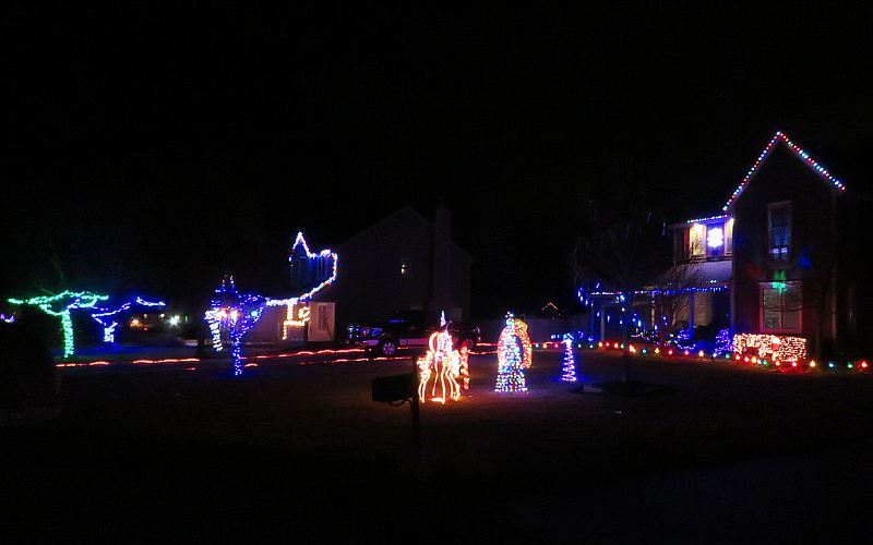 Lawrence Kansas Christmas Light Display Tour