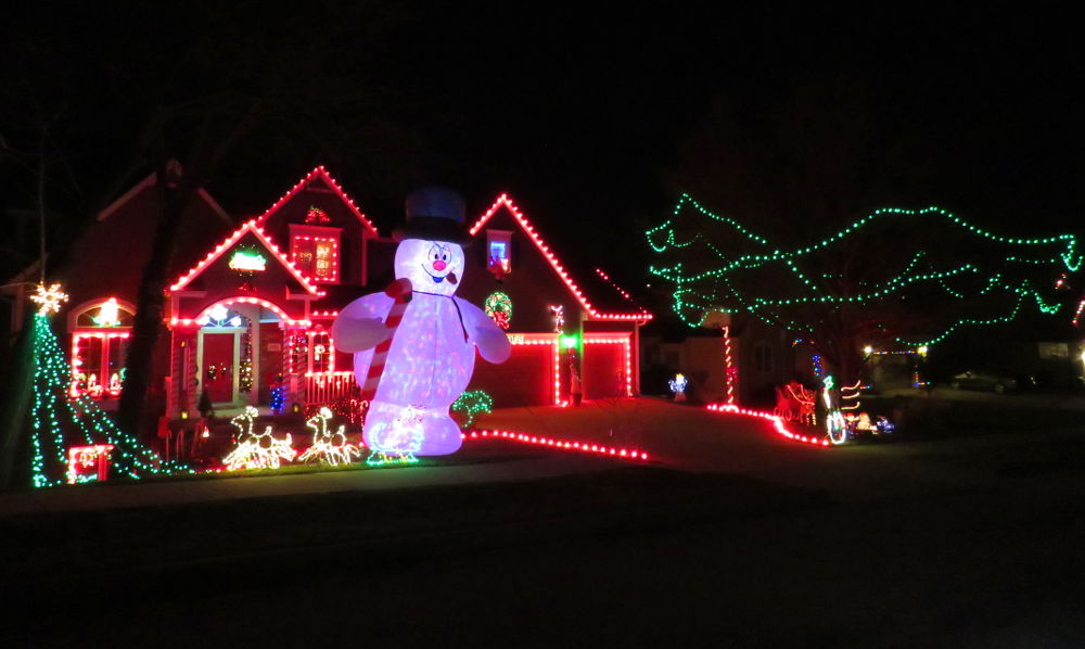 Lawrence Kansas Christmas Light Display Tour