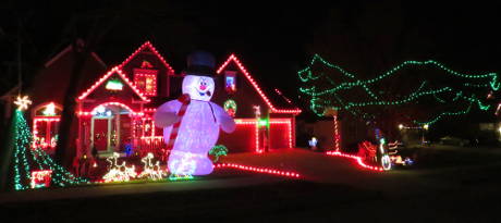 Vantuyl Drive Christmas Display - Lawrence, Kansas