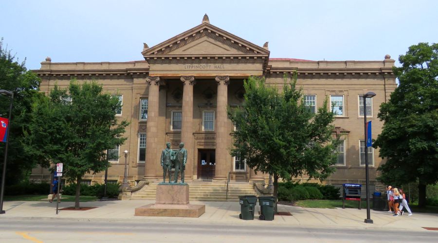 Lippincott Hall at the University of Kansas in Lawrence