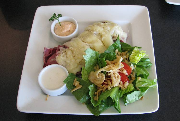 Reuben sandwich at Cafe Augusta in Lenexa