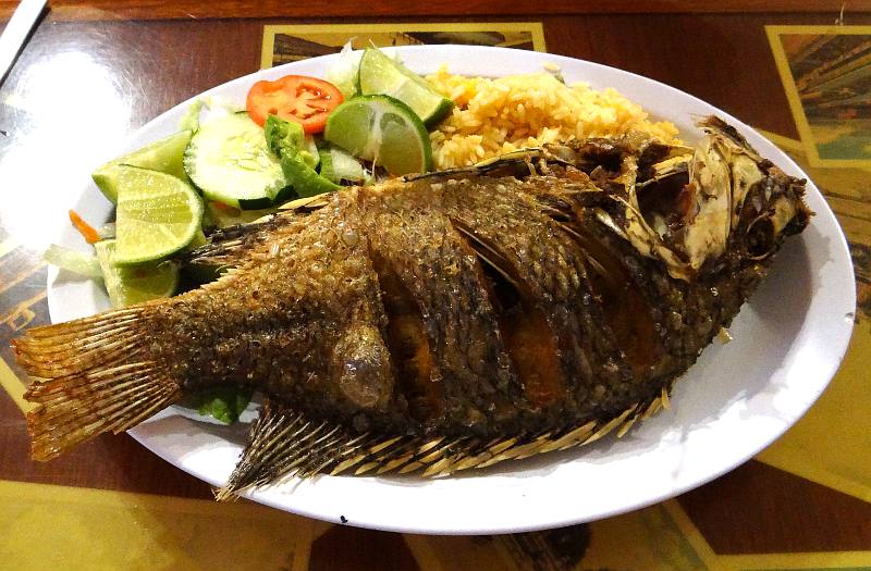 Mojarra Frita (fried Tilapia)