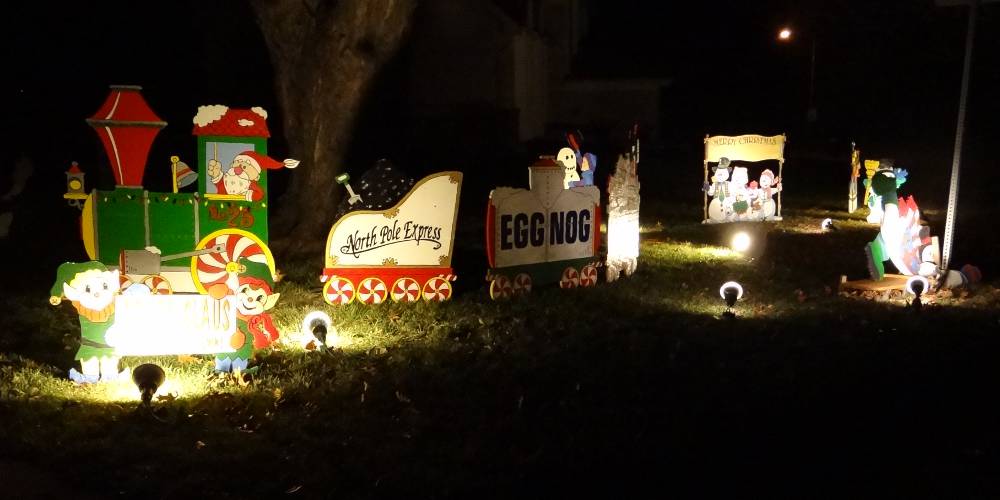 Christmas train - Shawnee, Kansas