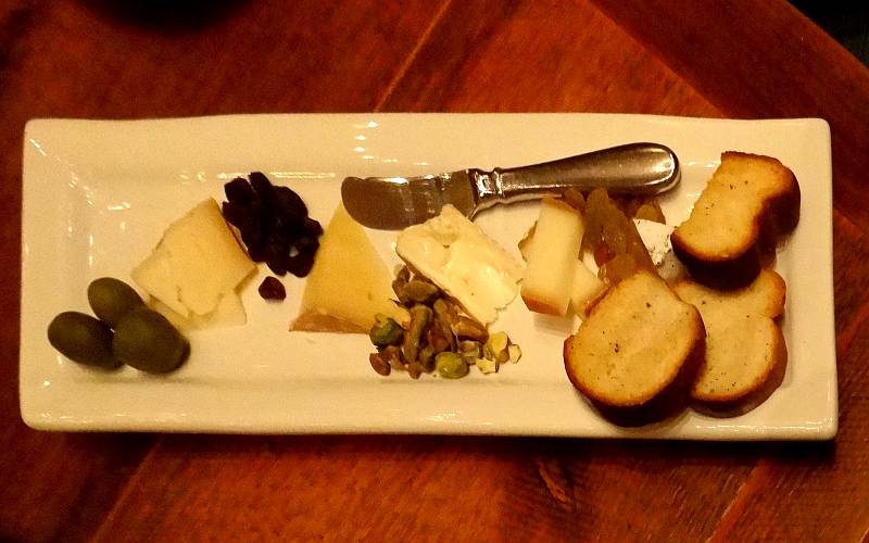 Cheese board at Renee Kelly's Harvest
