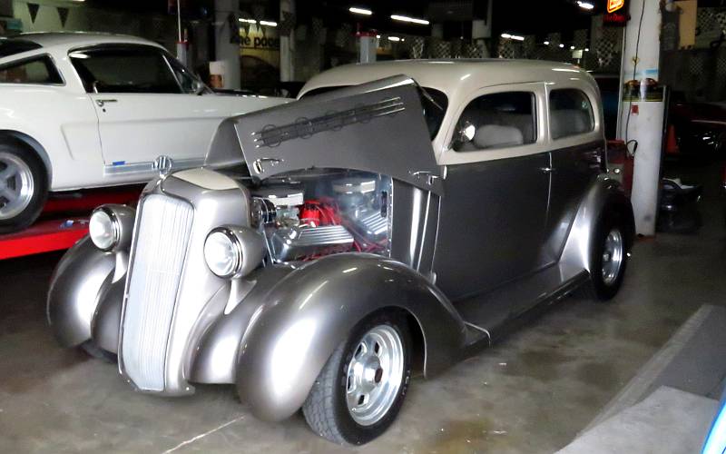 1935 Plymounth at KC Classic Auto sales and museum