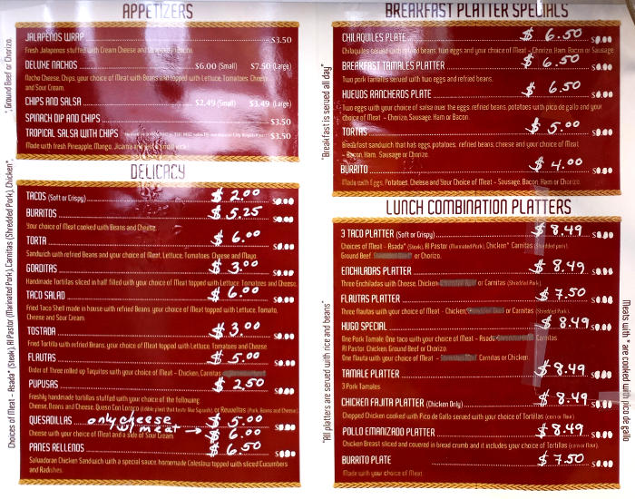Anita's Cuisine Menu - Merriam, Kansas