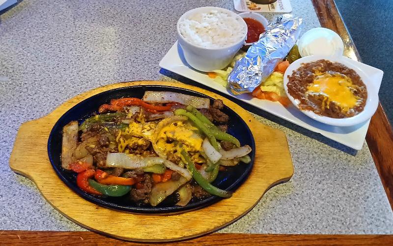 Beef fajitas - Cronin's Bar and Grill