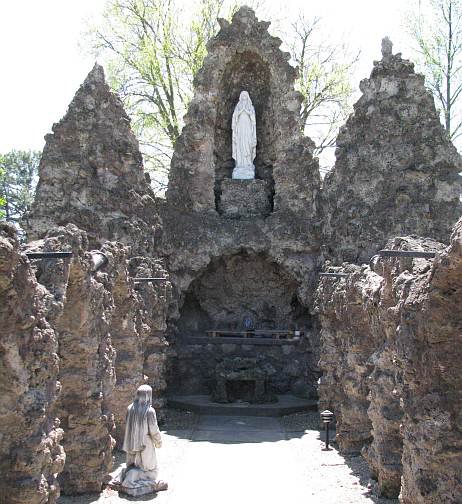 Lourdes Grotto at Nazareth Motherhouse.