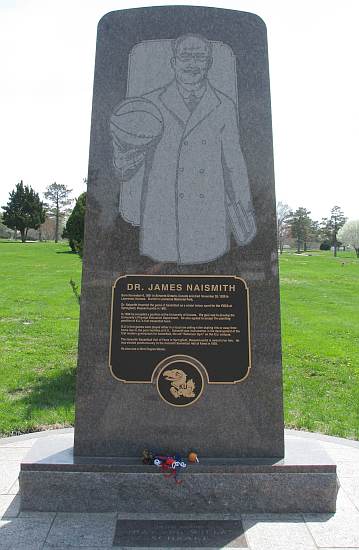 James Naismith memorial Lawrence, Kansas