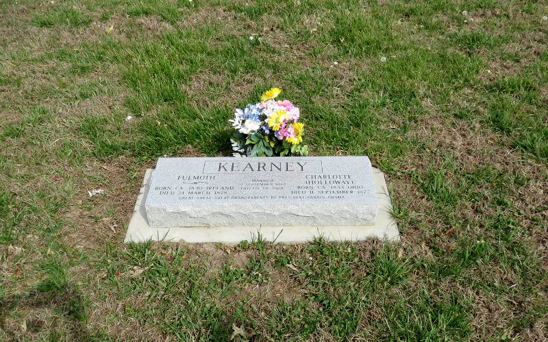 Falmouth Kearney Grave - Fairview Cemetery