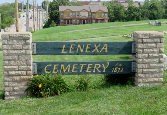 Lenexa Cemetery - Della (Wolfley) Payne, and Charles Thomas Payne