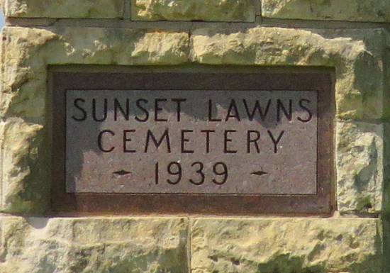 Sunset Lawns Cemetery - El Dorado, Kansas