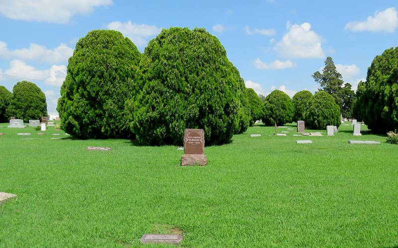 Ruth Lucille Armour Dunham's grave - President Obama's great-grandmother