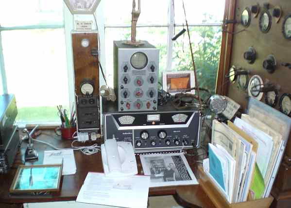 Amateur radio station W9BSP at Ensor Museum