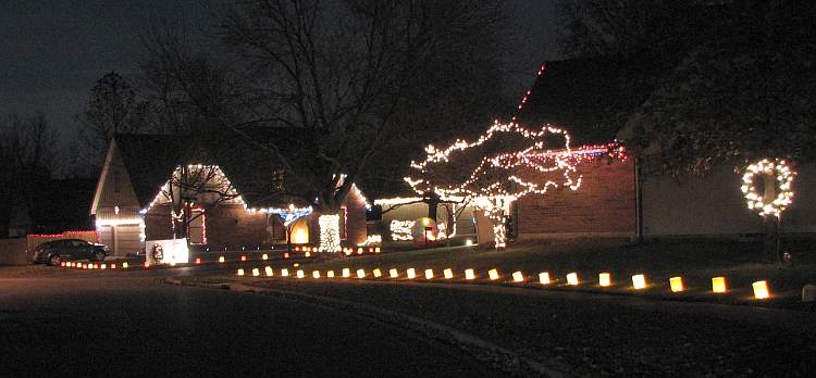 Christmas Card Lane - Olathe, Kansas