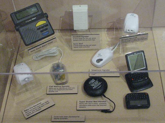 Electronic aids for the deaf at the Museum of Deaf History and Deaf Culture
