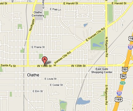 Ping's Chinese Restaurant Map - Olathe, Kansas