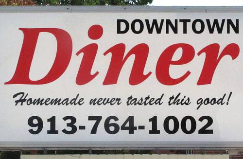 Downtown Diner restaurant - Olathe, Kansas