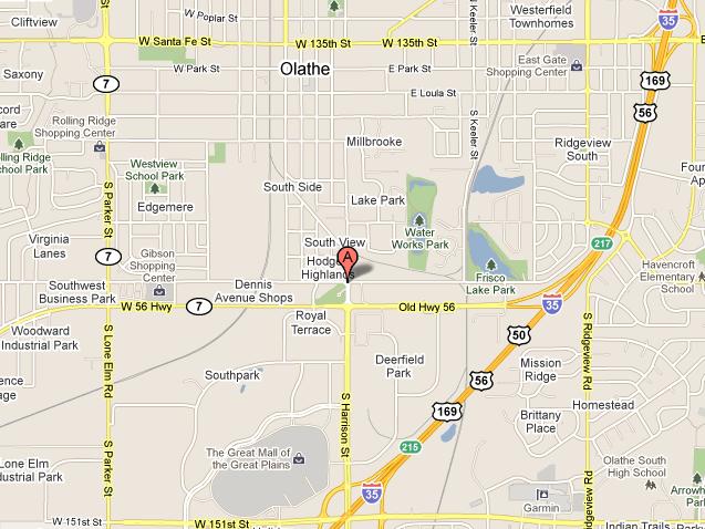 Olathe Veterans Memorial Park Map