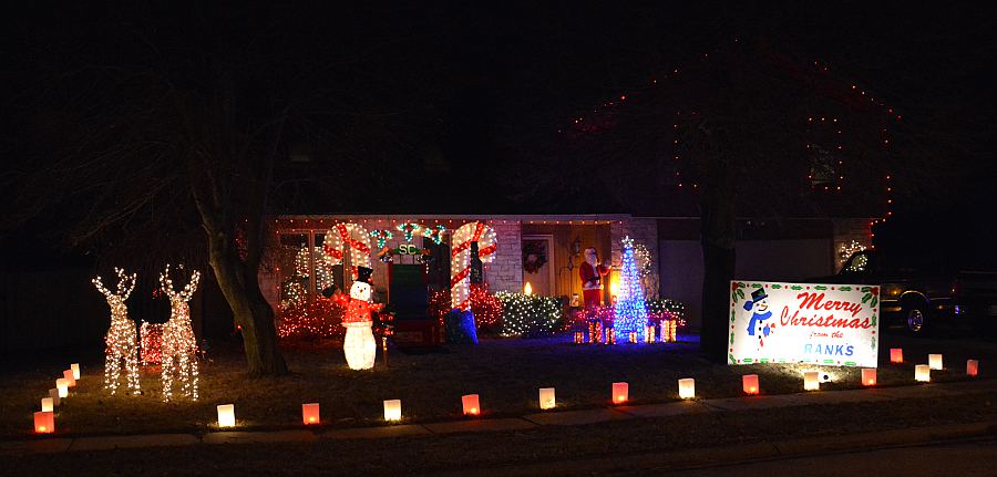 Christmas Card Lane - Olathe, Kansas