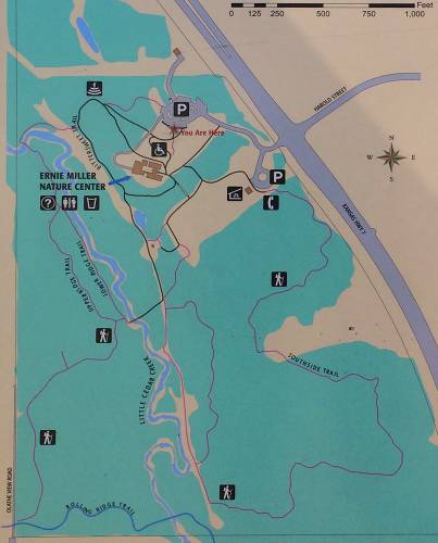 2015 Trail Map - Ernie Miller Nature Center