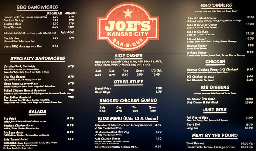 Joe's Kansas City BarBQue Olathe, Kansas