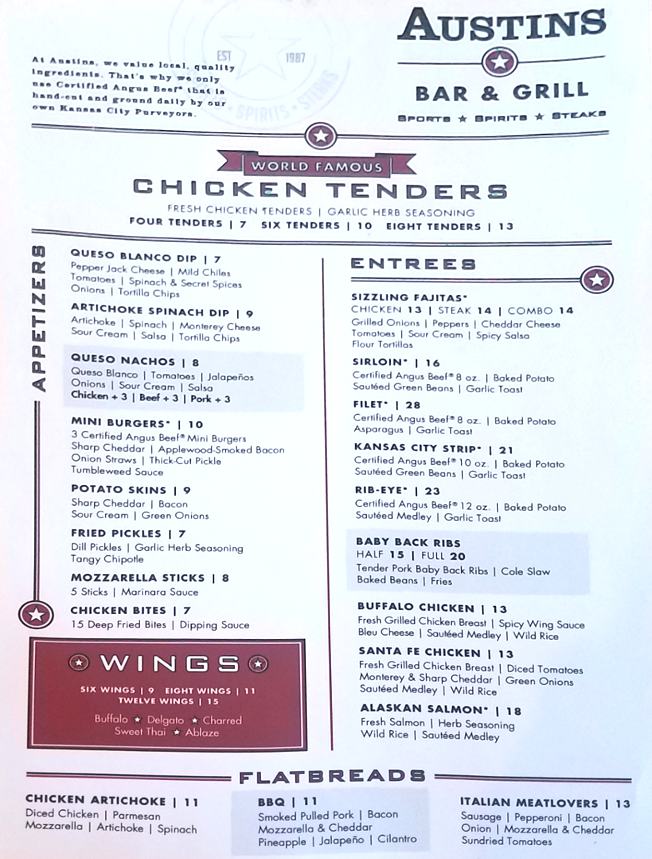 Austin's Bar & Grill Olathe, Kansas