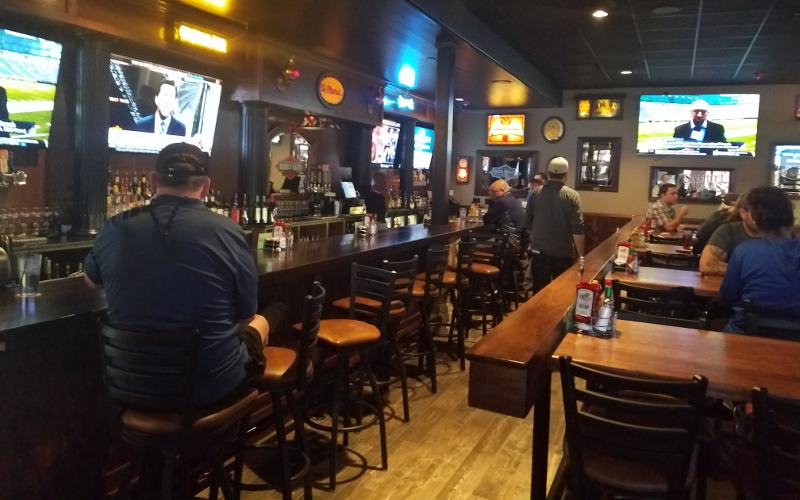 The bar at the Peanut in Olathe