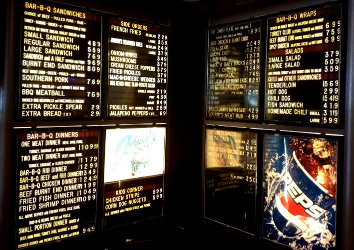 Johnny's BBQ menu - Olathe, Kansas