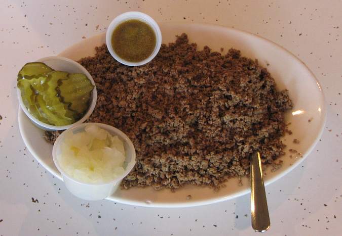 Plate of Fritz's chili.