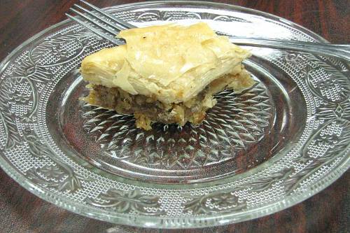 baklava at Cozy's Cafe - Overland Park, Kansas
