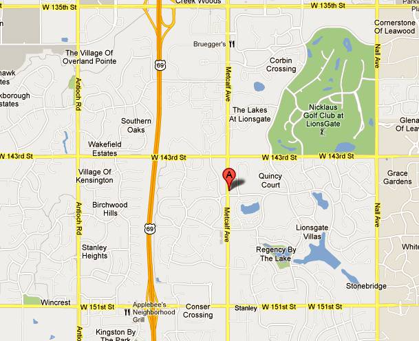 Smokey's on the BLVD map - Overland Park, Kansas